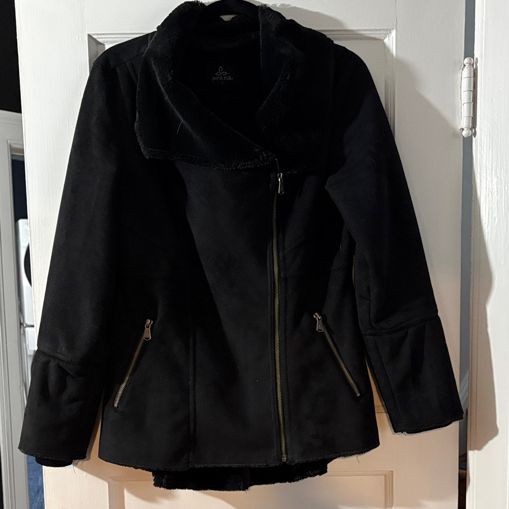 Prana faux suede Women's Black Jacket